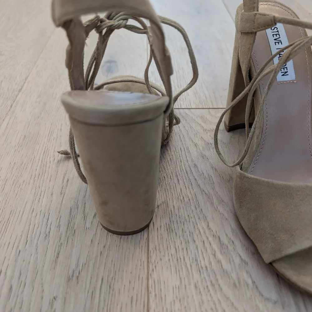 Steve Madden Beige Women's Sandals - Picture 5 of 7